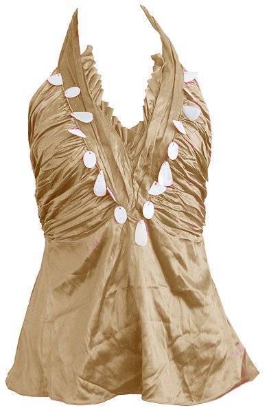 TOP JLO ΜΕ ΔΙΑΚΟΣΜΗΤΙΚΑ ΚΟΧΥΛΙΑ ΧΡΥΣΟ (XS) JLO