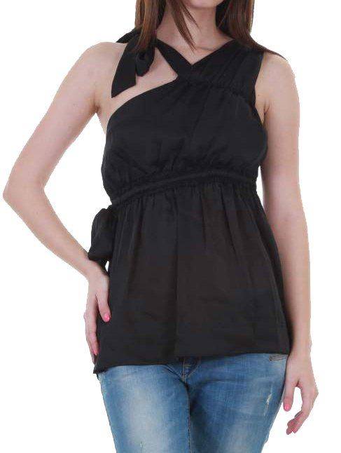 TOP JLO ΜΕ ΔΙΑΚΟΣΜΗΤΙΚΕΣ ΚΟΡΔΕΛΕΣ ΜΑΥΡΟ (XS) JLO