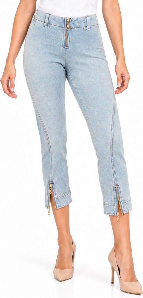 JLO JEANS JLO CAPRI BRAZILIAN STRETCH ΓΑΛΑΖΙΟ