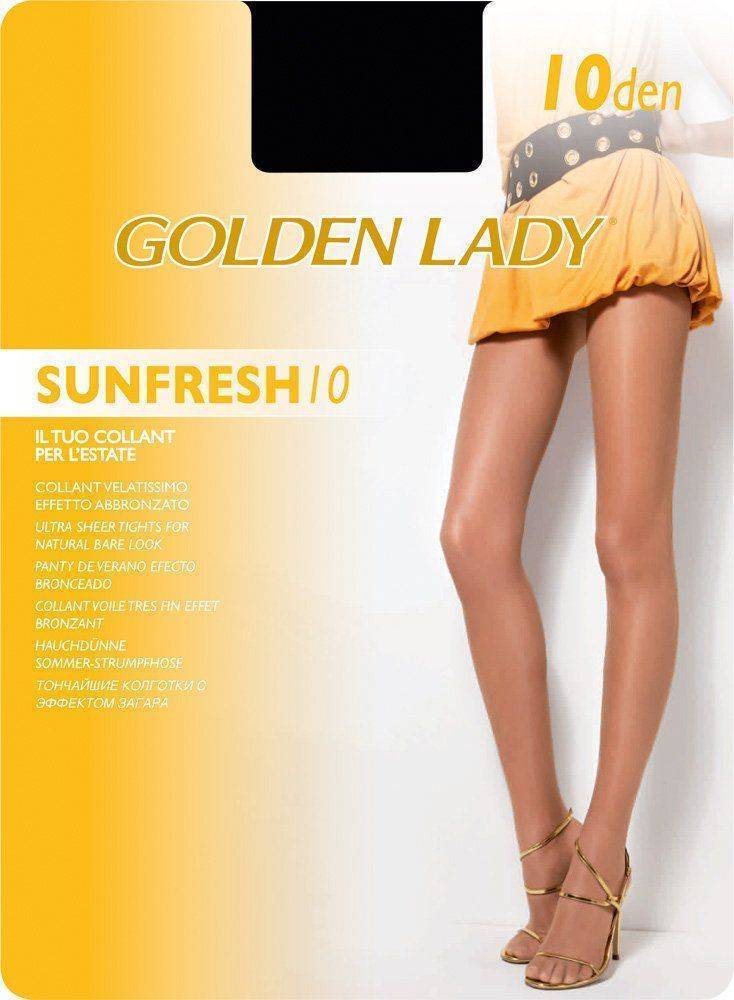 GOLDEN LADY ΕΛΑΣΤΙΚΟ ΚΑΛΣΟΝ SUNFRESH 10DEN ΜΑΥΡΟ