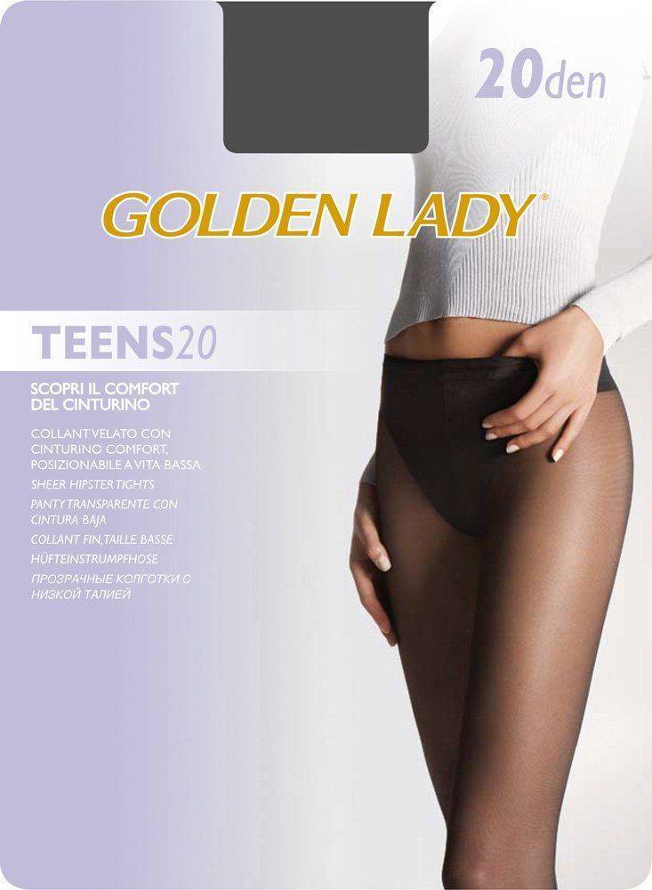 GOLDEN LADY GOLDEN LADY ΕΛΑΣΤΙΚΟ ΚΑΛΣΟΝ ΧΑΜΗΛΟΚΑΒΑΛΟ TEENS 20DEN FUMO