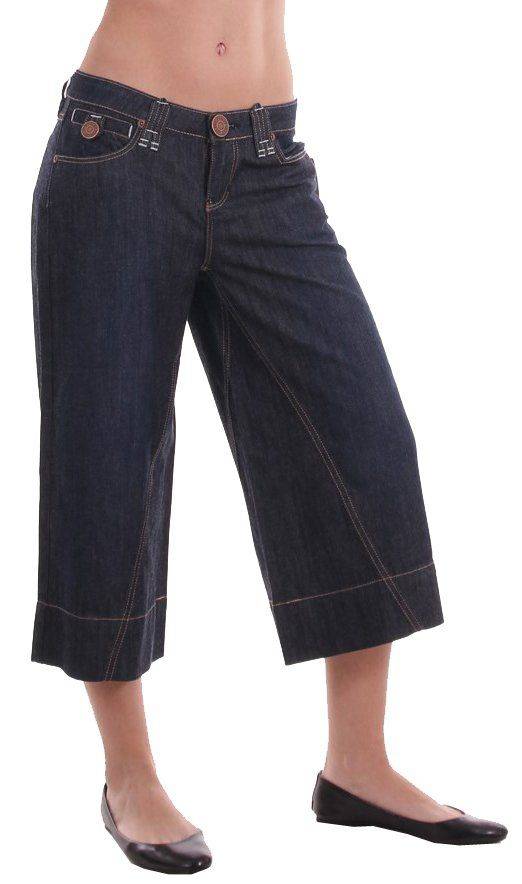 JEANS JLO CAPRI ΦΑΡΔΥ ΣΚΟΥΡΟ ΜΠΛΕ (28) JLO