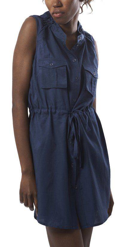 ΦΟΡΕΜΑ DKNY ΜΕ ΚΟΥΜΠΙΑ KONTO ΜΠΛΕ (M) DKNY