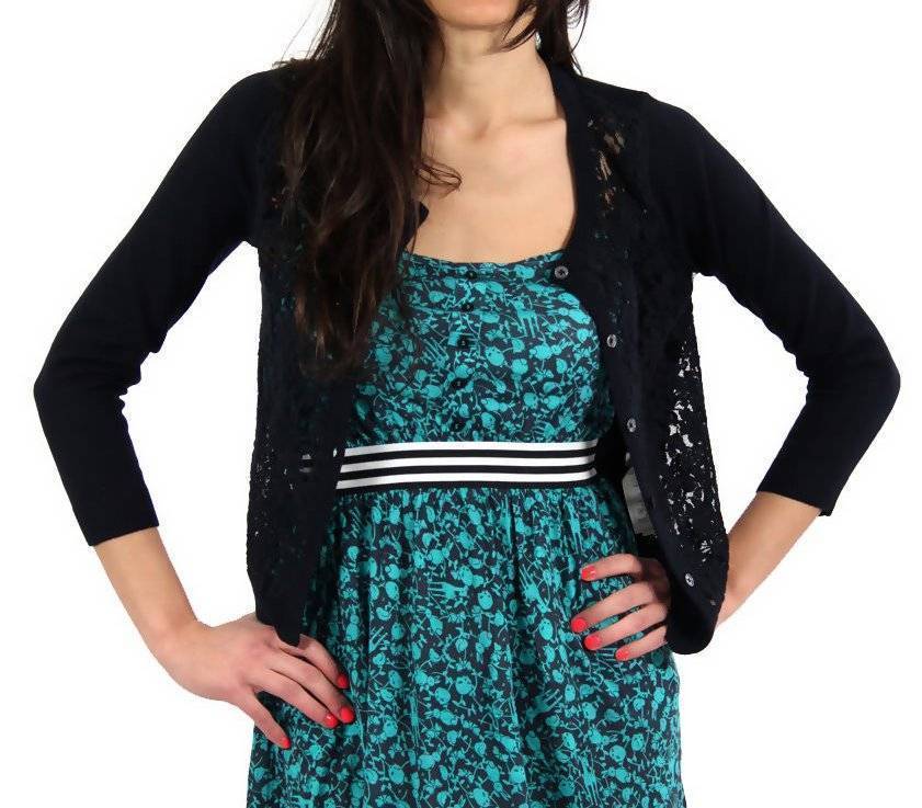 ΖΑΚΕΤΑ ABERCROMBIE - FITCH ΜΕ ΔΑΝΤΕΛΑ ΜΠΛΕ ΣΚΟΥΡΟ (M)