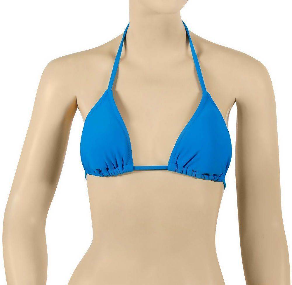 BIKINI TOP CLUB NEUF ΤΡΙΓΩΝΑΚΙ ΛΕΠΤΟ ΤΙΡΚΟΥΑΖ (38B)