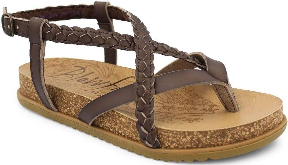 BLOWFISH MALIBU ΠΕΔΙΛΑ BLOWFISH MALIBU FOXTAIL VEGAN BF8940 ΣΚΟΥΡΟ ΚΑΦΕ