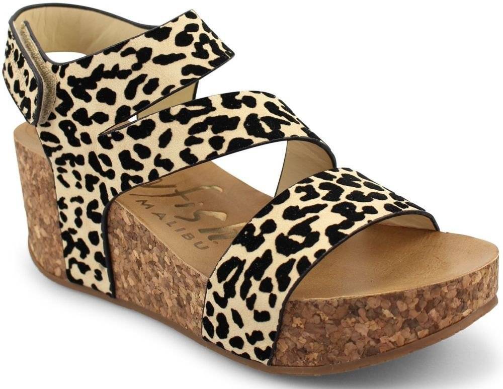 ΠΛΑΤΦΟΡΜΑ BLOWFISH MALIBU LEELEE VEGAN BF7945 LEOPARD ΜΑΥΡΟ/ΜΠΕΖ