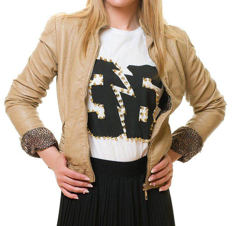 ROCK THE OUTFIT T-SHIRT ROCK THE OUTFIT ΜΕ ΚΑΡΦΑΚΙΑ ΛΕΥΚΟ