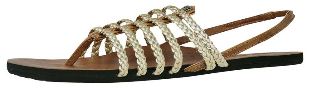 REEF ΣΑΝΔΑΛΙΑ REEF MISS BRAIDY ΜΕ ΛΟΥΡΑΚΙΑ ΠΛΕΞΟΥΔΕΣ ΚΑΦΕ/ΧΡΥΣΟ