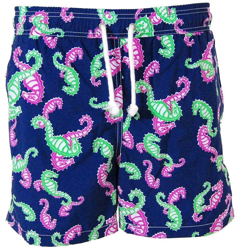GERRY ST. TROPEZ BOXER GERRY ST. TROPEZ NORTH ΜΕ ΣΧΕΔΙΟ ΙΠΠΟΚΑΜΠΟΥΣ ΣΚΟΥΡΟ ΜΠΛΕ (42)