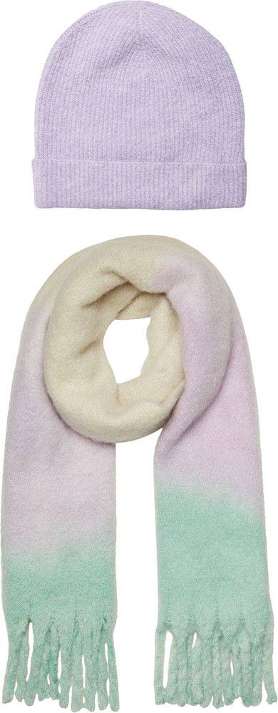 ΣΕΤ VERO MODA ΣΚΟΥΦΟΣ VMDOFFY - ΚΑΣΚΟΛ VMOLIVIA TIE DYE ΛΙΛΑ (2TMX) VERO MODA