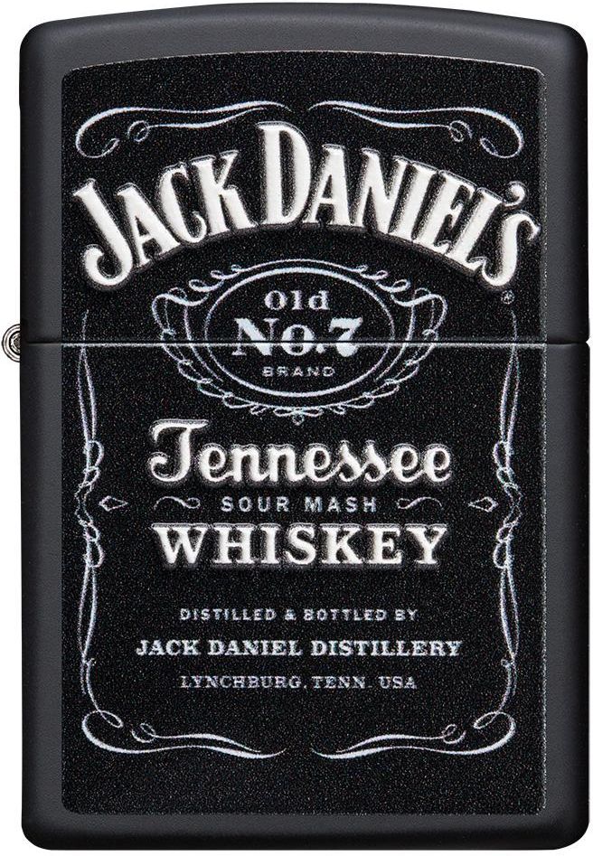ΑΝΑΠΤHΡΑΣ ΒEΝΖΙΝΗΣ ZIPPO 49281 JACK DANIELS ΜΑΥΡΟ
