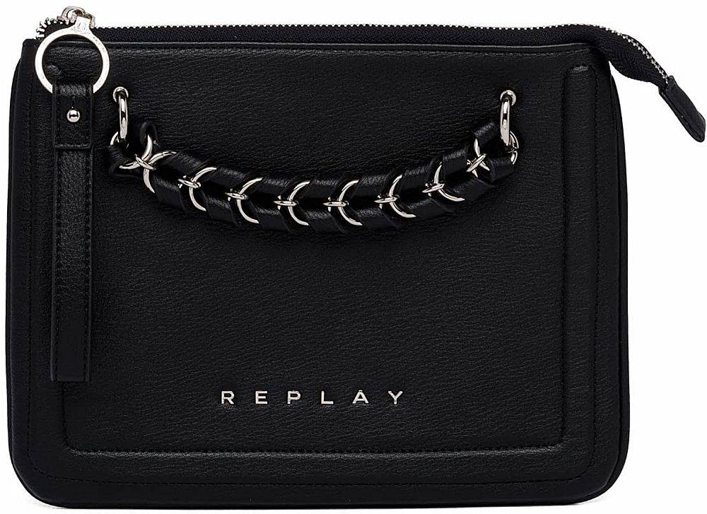 ΠΟΡΤΟΦΟΛΙ REPLAY FW5290.000.A0344 098 ΜΑΥΡΟ CRAZY