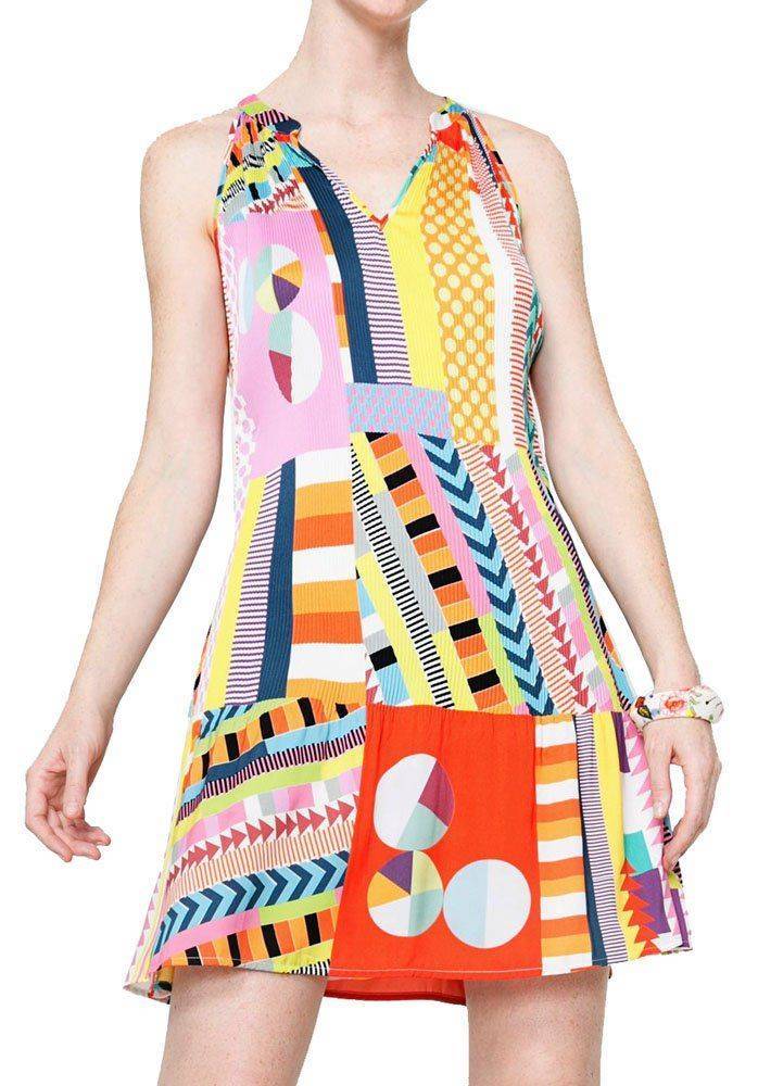 DESIGUAL ΦΟΡΕΜΑ DESIGUAL BY LACROIX MARIA MINI ΠΟΛΥΧΡΩΜΟ