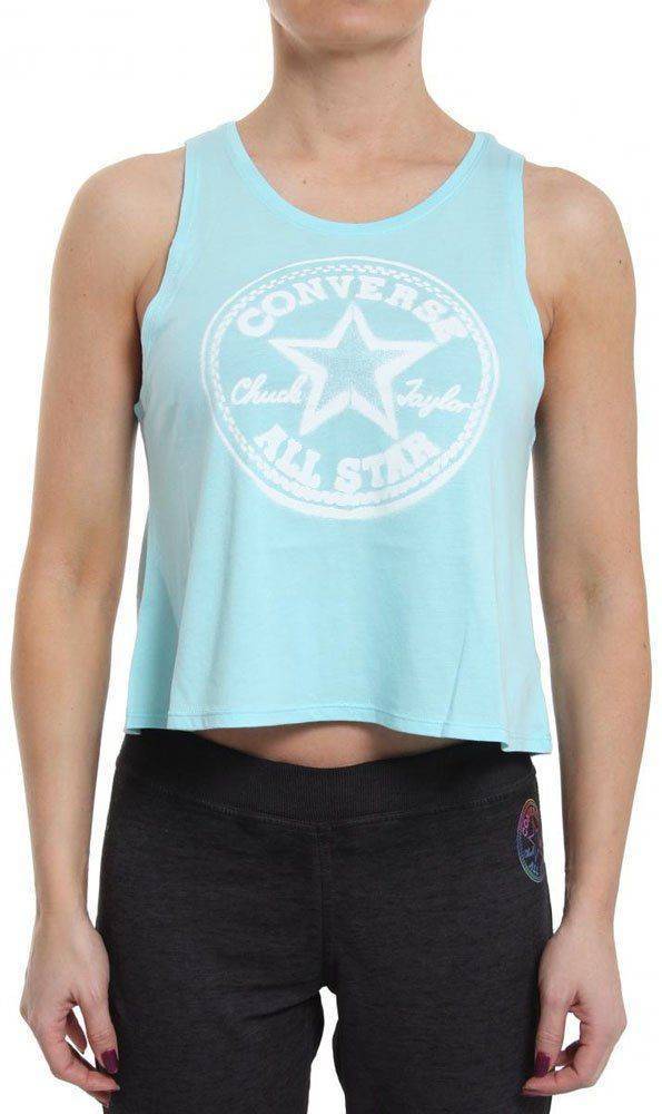 CONVERSE CROP TOP CONVERSE CORE PLUS ΓΑΛΑΖΙΟ