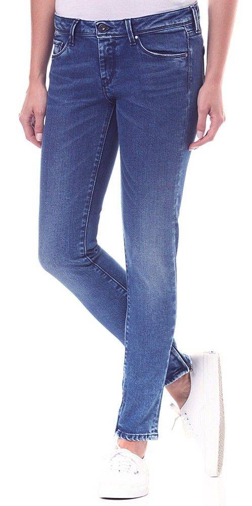 PEPE JEANS JEANS PEPE CHER SKINNY ΜΕ ΞΕΒΑΜΜΑΤΑ ΜΠΛΕ
