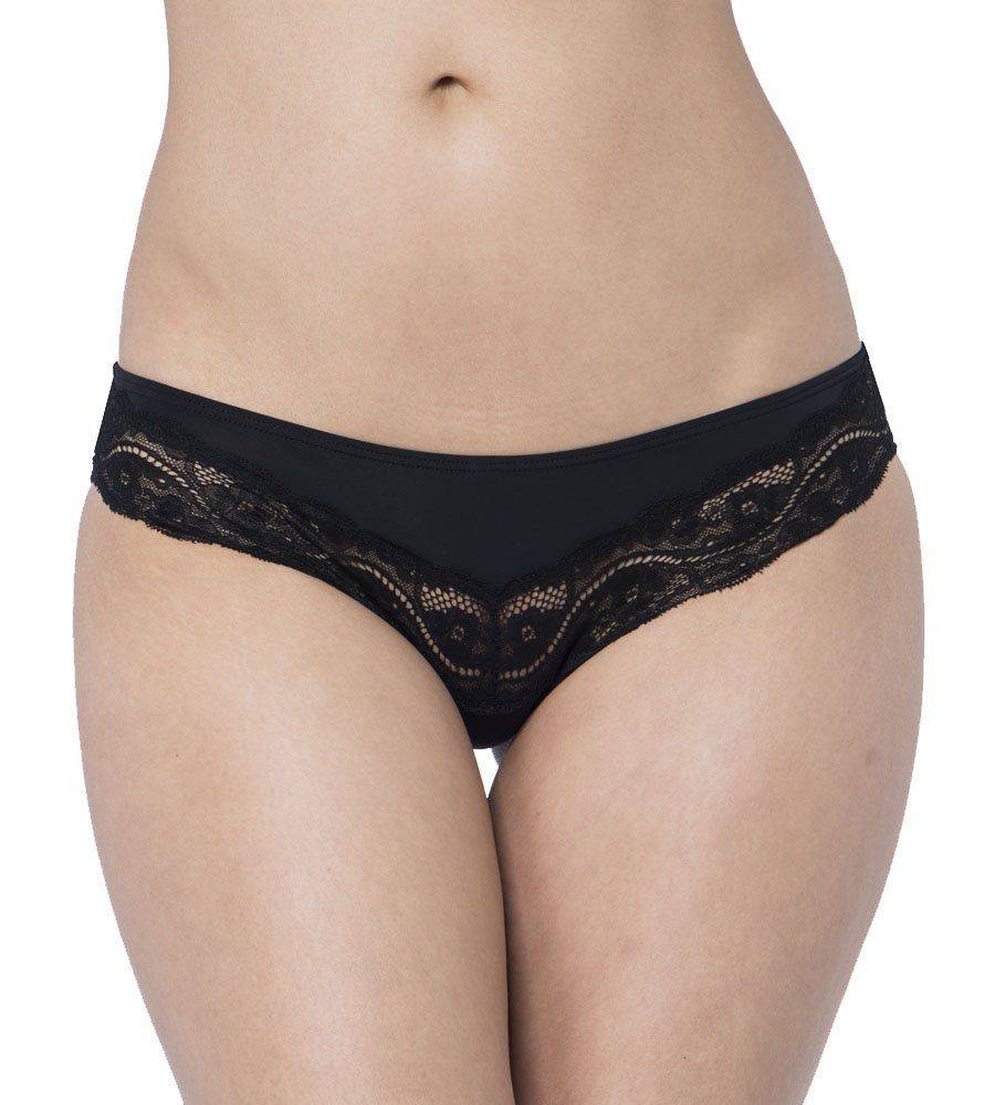 ΣΛΙΠΑΚΙ TRIUMPH LOVELY MICRO BRAZILIAN STRING ΜΑΥΡΟ