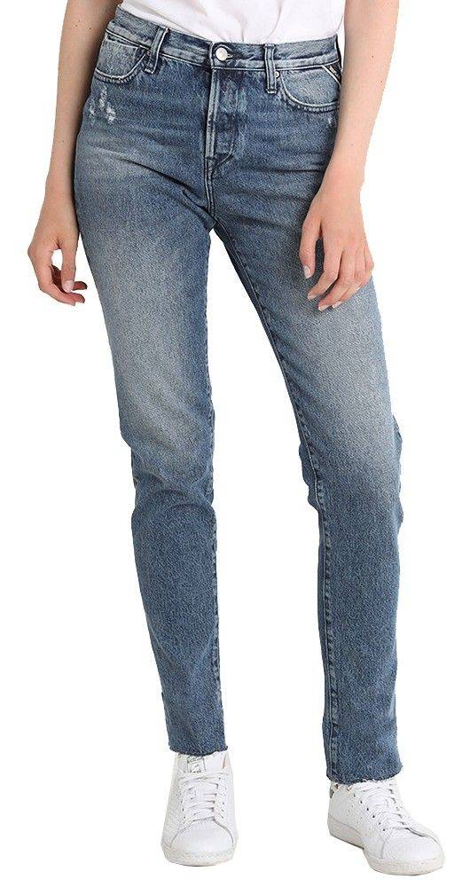 REPLAY JEANS REPLAY MADDIESPA SLIM/HIGH WAIST WA647R.000.36C 187 ΑΝΟΙΧΤΟ ΜΠΛΕ