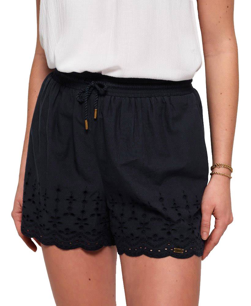 SUPERDRY ΣΟΡΤΣ SUPERDRY ANNABELLE EMB G71101OT ΣΚΟΥΡΟ ΜΠΛΕ