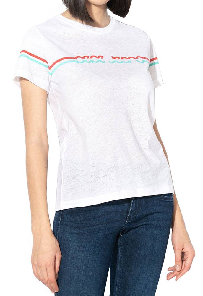 PEPE JEANS T-SHIRT PEPE JEANS LOLA PL504077 ΛΕΥΚΟ