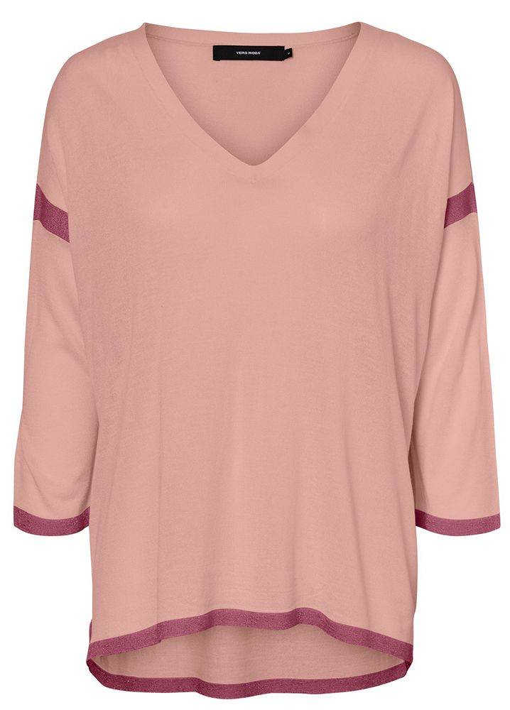 ΜΠΛΟΥΖΑ ΜΑΚΡΥΜΑΝΙΚΗ VERO MODA VMELEN 10216533 ΡΟΖ