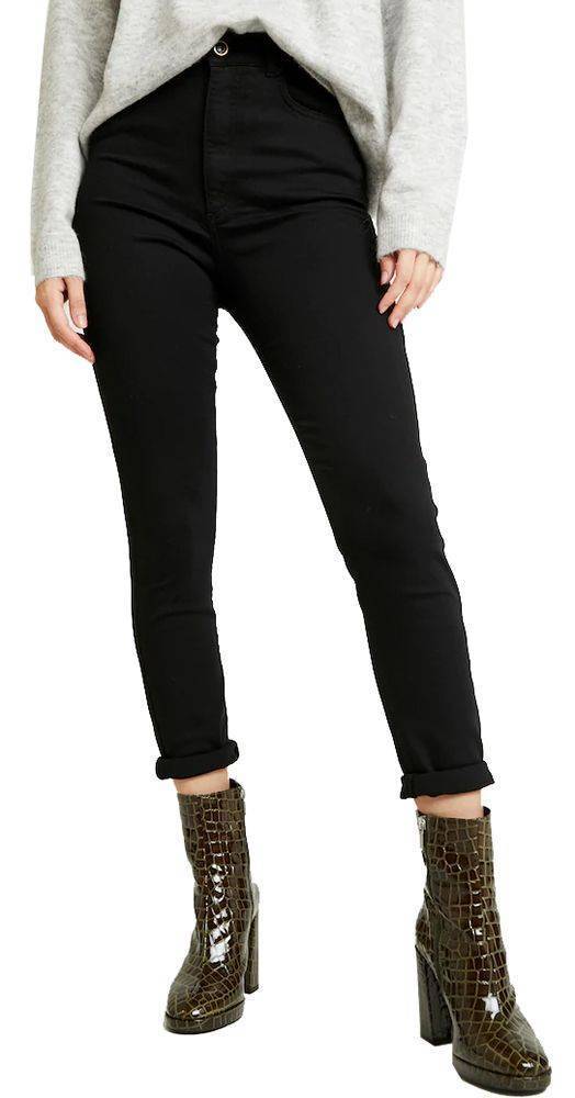 JEANS VERO MODA VMLOA SKINNY 10222347 ΜΑΥΡΟ