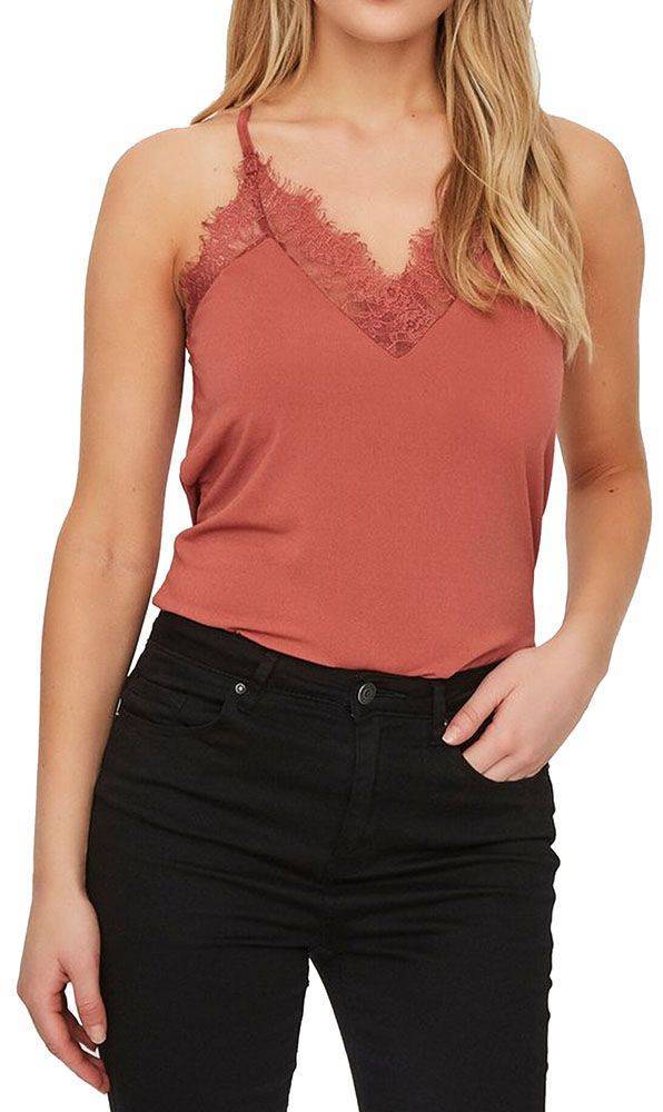 VERO MODA TOP VERO MODA VMMILLA 10209420 ΚΕΡΑΜΙΔΙ