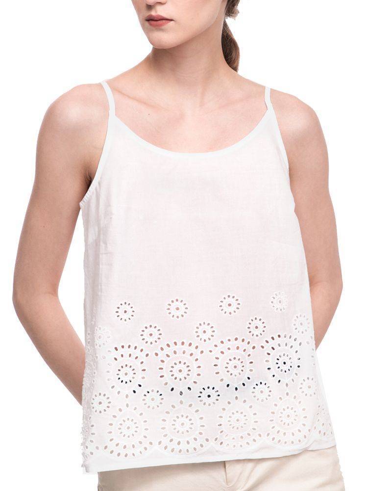 VERO MODA TOP VERO MODA VMHALO 10225956 ΛΕΥΚΟ