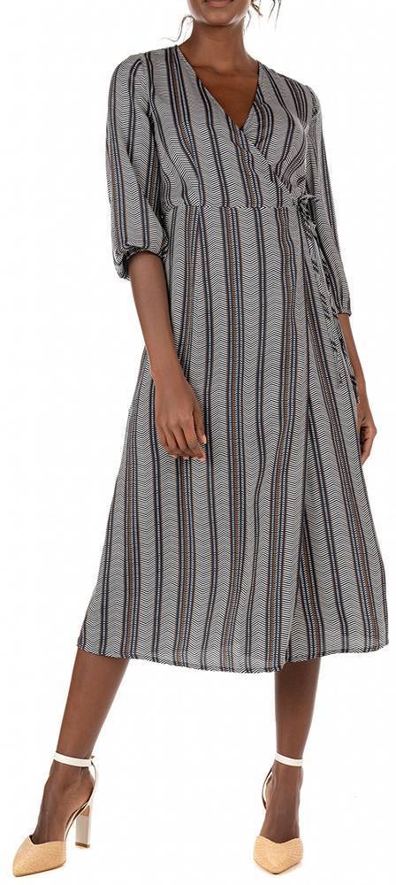 VERO MODA ΦΟΡΕΜΑ VERO MODA VMJUNA ΜΕ ΣΧΕΔΙΟ 10227599 ΣΚΟΥΡΟ ΜΠΛΕ