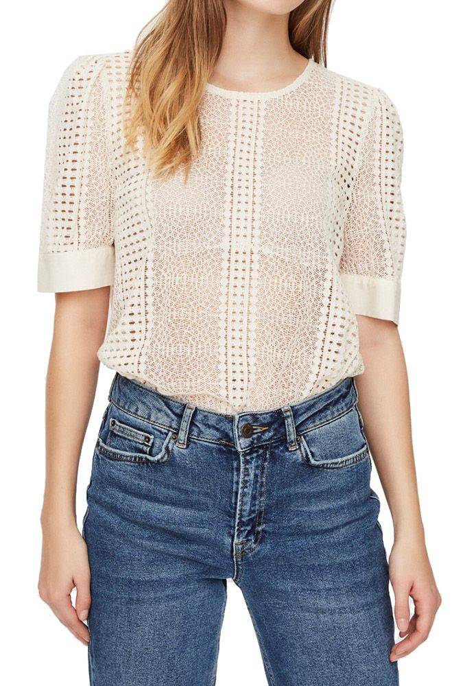 VERO MODA TOP VERO MODA VMKARIN 10228023 ΜΠΕΖ