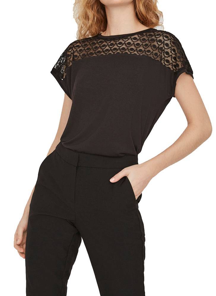 VERO MODA TOP VERO MODA VMSOFIA 10231073 ΜΑΥΡΟ