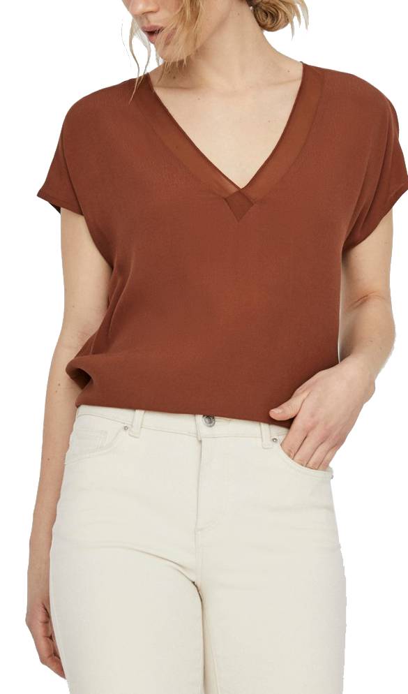 VERO MODA TOP VERO MODA VMZAKYNTHOS 10231154 ΚΑΦΕ