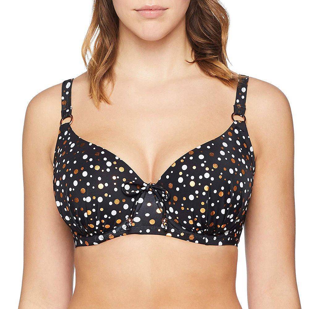 BIKINI TOP DORINA CANNES D17027F ΜΑΥΡΟ
