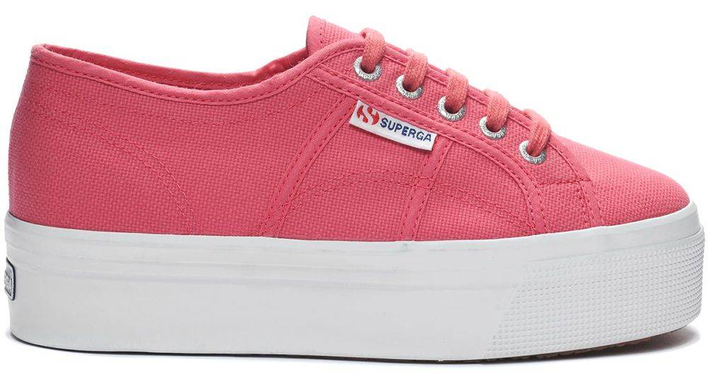 SUPERGA ΠΑΠΟΥΤΣΙ SUPERGA 2790ACOTW LINEA UP AND DOWN S0001L0 FLATFORM ΡΟΖ