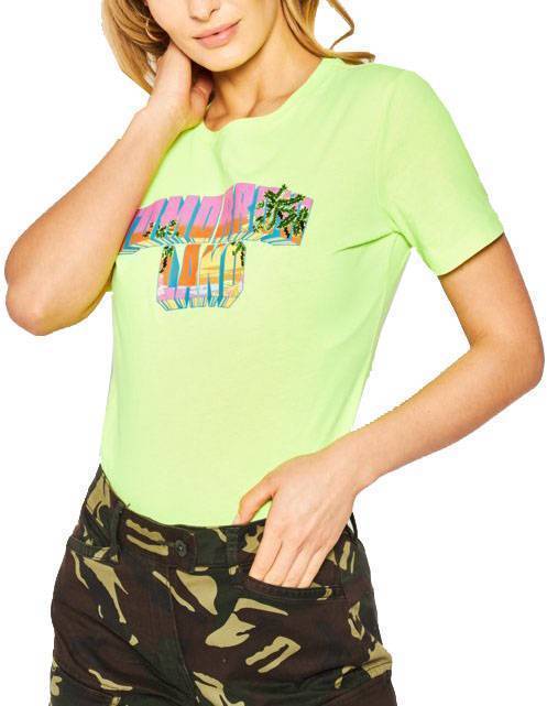 GUESS Τ-SHIRT GUESS TESSA W0GI0KJA900 ΠΡΑΣΙΝΟ