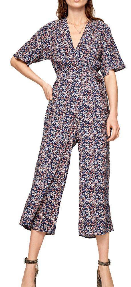 PEPE JEANS ΟΛΟΣΩΜΗ ΦΟΡΜΑ PEPE JEANS MERY PL230298 ΣΚΟΥΡΟ ΜΠΛΕ/ΦΛΟΡΑΛ