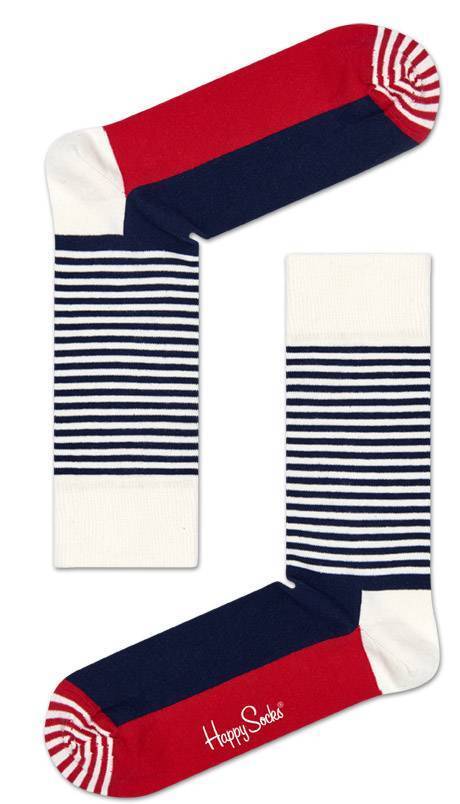 HAPPY SOCKS ΚΑΛΤΣΕΣ HALF STRIPE SH01-068