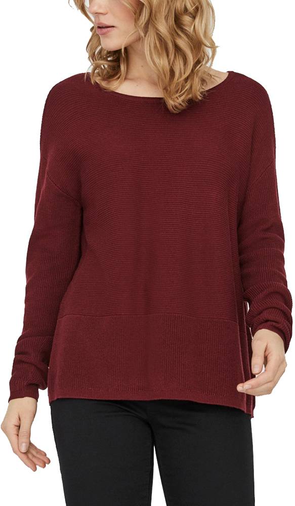 VERO MODA ΠΟΥΛΟΒΕΡ VERO MODA VMNATASCHA 10231747 ΜΠΟΡΝΤΩ