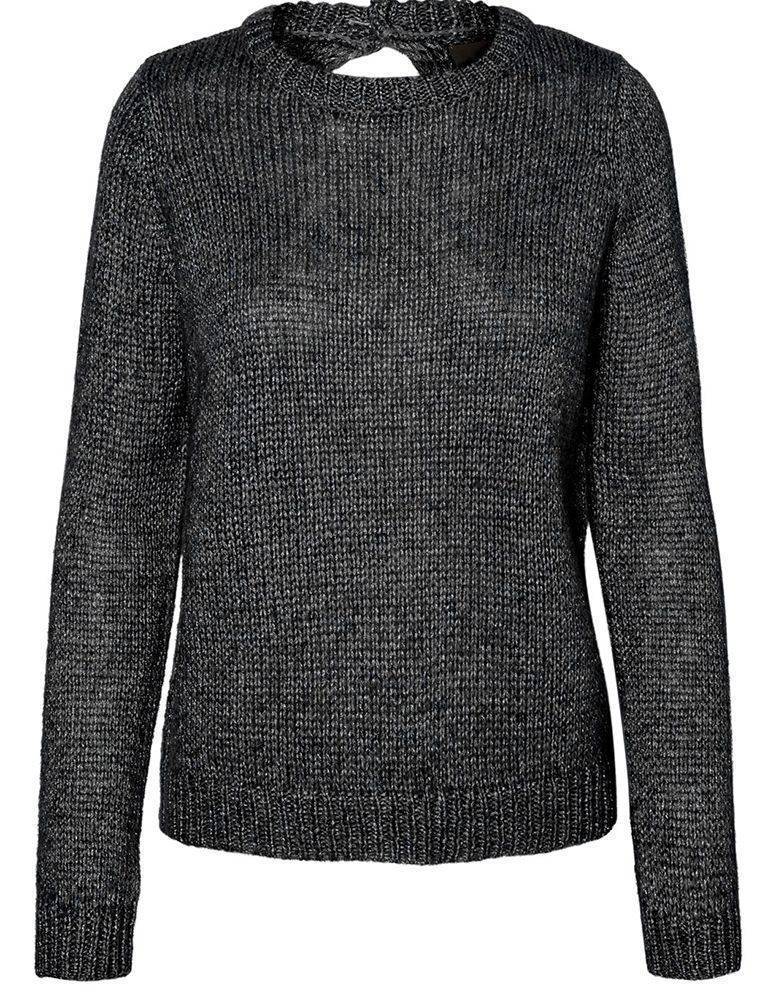 VERO MODA ΠΟΥΛΟΒΕΡ VERO MODA VMJESSINAPEARL 10232581 ΣΚΟΥΡΟ ΜΠΛΕ/ΠΟΛΥΧΡΩΜΟ