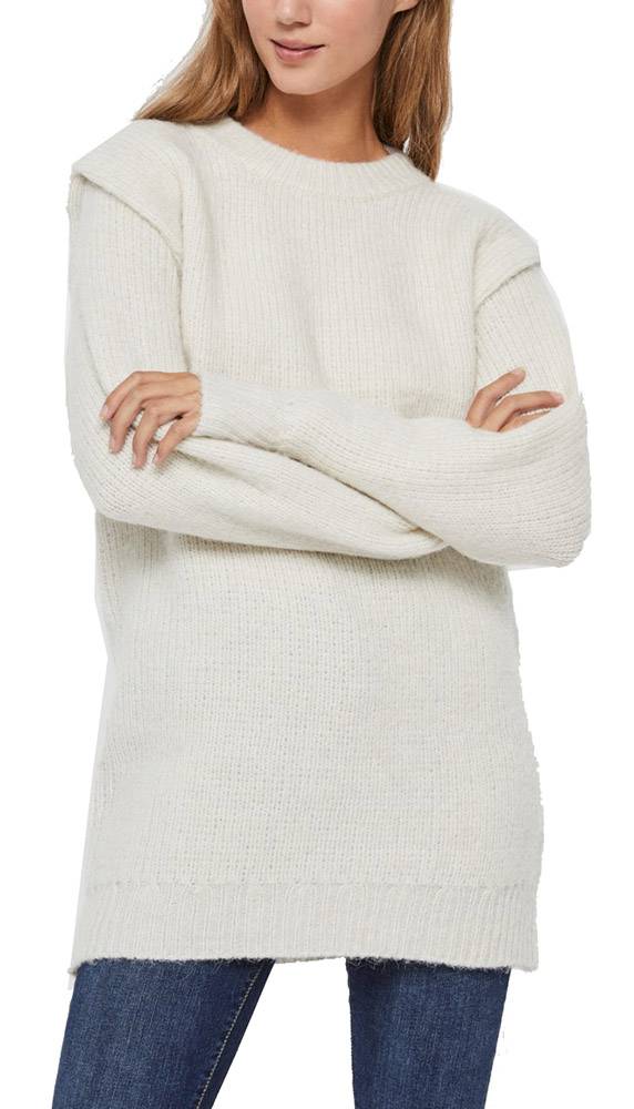 ΠΟΥΛΟΒΕΡ VERO MODA VMDAISYSHOULDER 10233576 ΜΠΕΖ