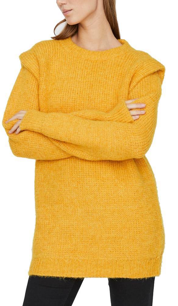 VERO MODA ΠΟΥΛΟΒΕΡ VERO MODA VMDAISYSHOULDER 10233576 ΠΟΡΤΟΚΑΛΙ
