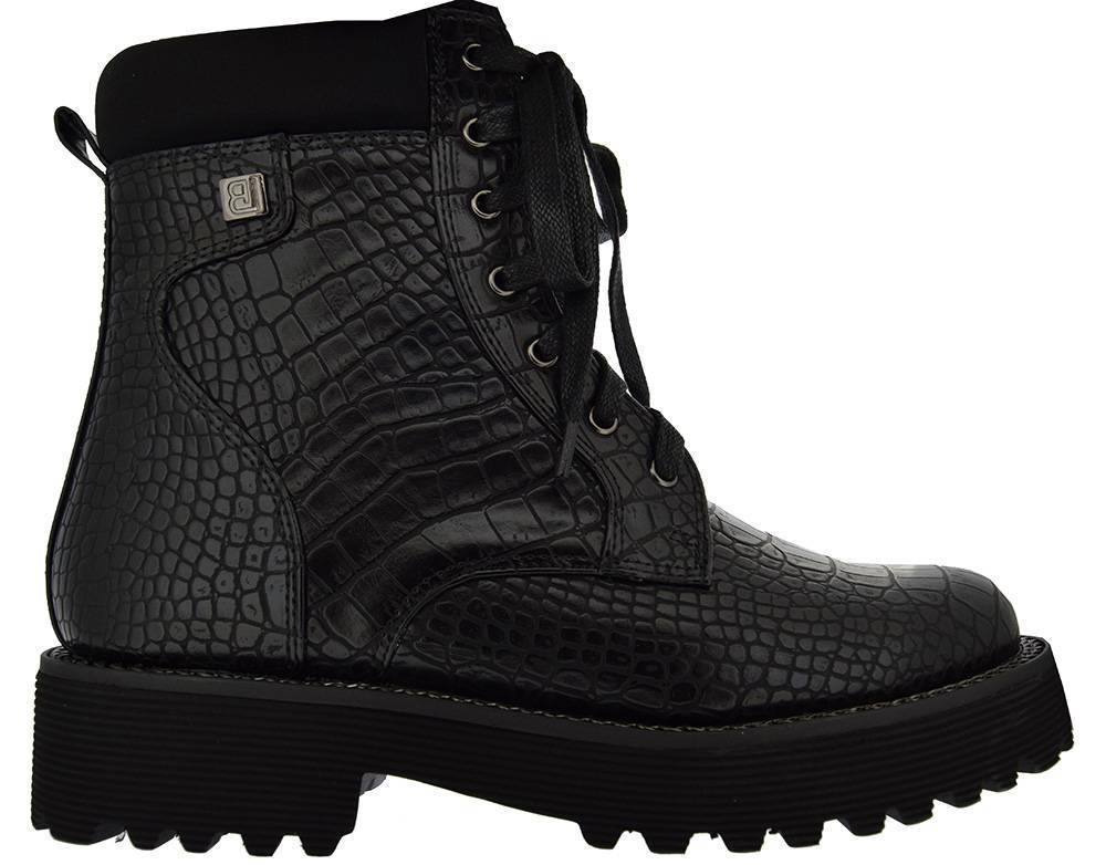 ΜΠΟΤΑΚΙ LAURA BIAGIOTTI 6516 CROCO ΜΑΥΡΟ
