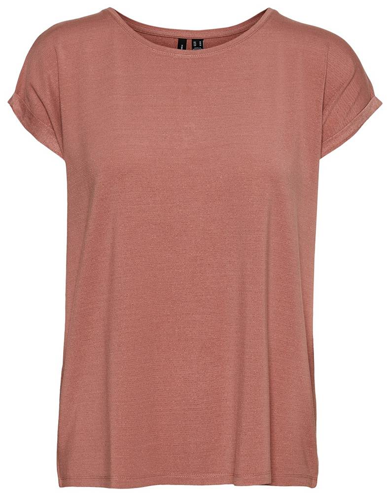 T-SHIRT VERO MODA VMLAVA 10226803 ΣΚΟΥΡΟ ΡΟΖ