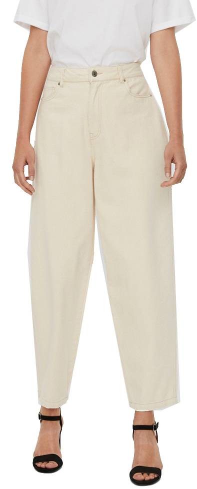 VERO MODA JEANS VERO MODA VMIDA LOODE 10247013 ΕΚΡΟΥ