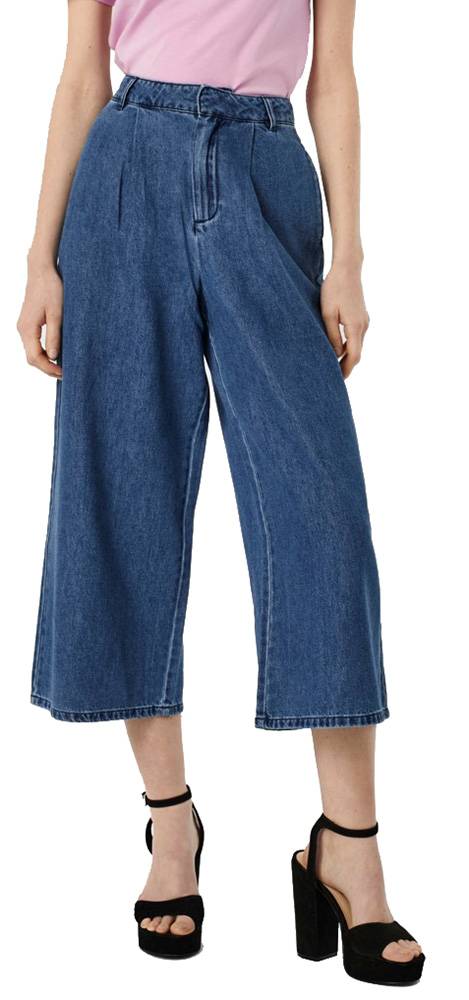 VERO MODA JEANS VERO MODA VMMISLA HR CULOTTE LOOSE 10248145 ΜΠΛΕ