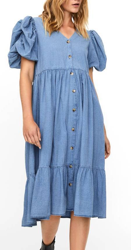 VERO MODA ΦΟΡΕΜΑ VERO MODA VMTENNA 10246851 ΑΝΟΙΧΤΟ ΜΠΛΕ