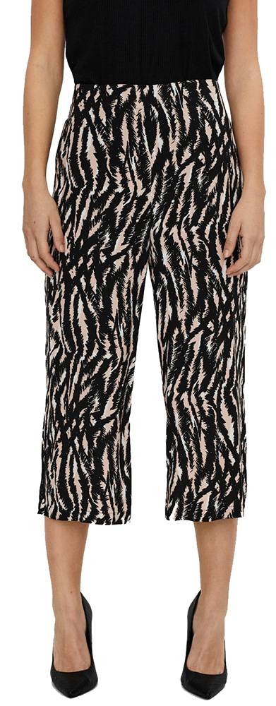 VERO MODA ΠΑΝΤΕΛΟΝΙ VERO MODA VMSIMPLY CROPPED 10245161 ΡΟΖ/ΜΑΥΡΟ