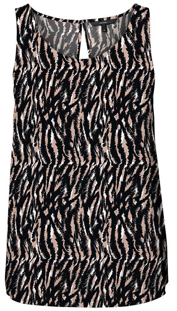 VERO MODA TOP VERO MODA VMSIMPY 10245153 ΡΟΖ/ΜΑΥΡΟ