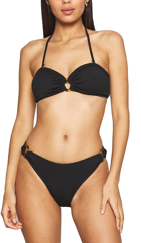 VERO MODA BIKINI TOP VERO MODA VMPATSY BANDEAU 10240647 ΜΑΥΡΟ