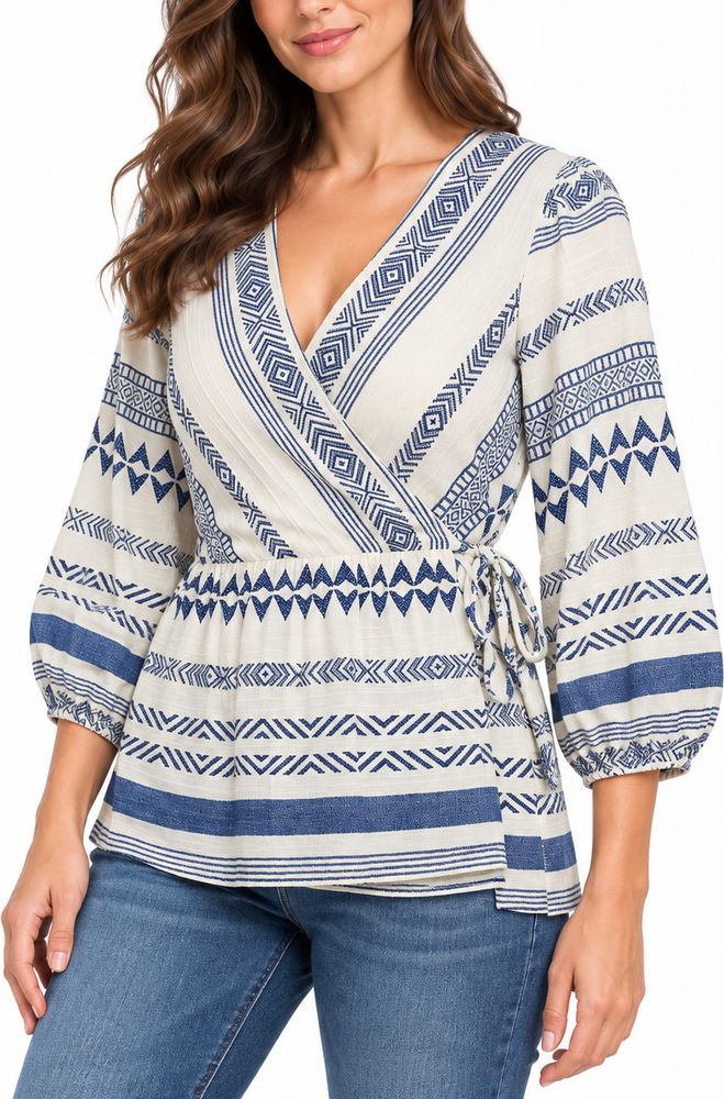 VERO MODA ΜΠΛΟΥΖΑ ΜΑΚΡΥΜΑΝΙΚΗ VERO MODA VMDICTHE 10249620 ΜΠΕΖ/ΜΠΛΕ